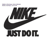 Nike full just do it - Embroidery Design - FineryEmbroidery